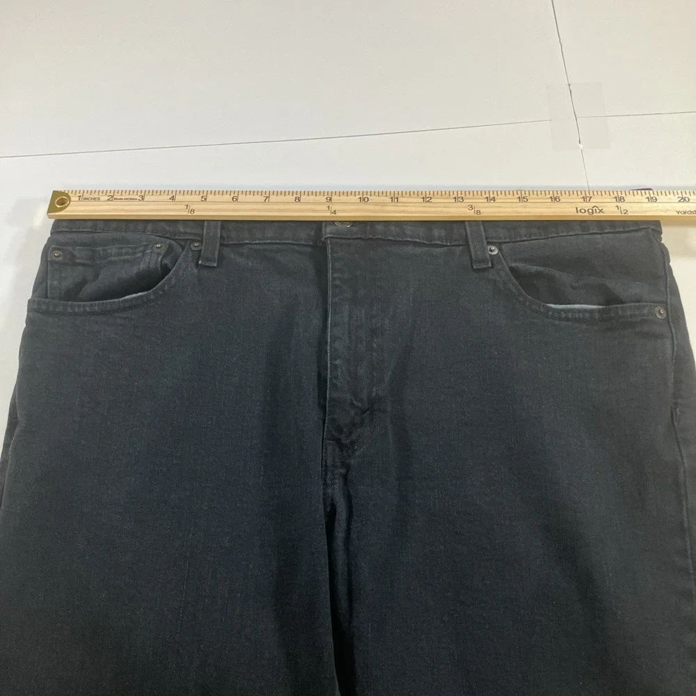 Levis‎ 511 Jeans Mens Size 38x32 Black Slim Fit Straight Leg Denim Pants